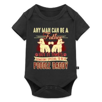 Proud Poodle Daddy - Baby Premium short-sleeve bodysuit - black - Front
