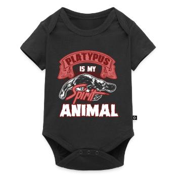 Platypus Is My Spirit Animal - Baby Premium short-sleeve bodysuit - black - Front