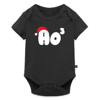 Ho Cubed Drôle Noël Professeur de mathématiques Ho Ho Ho - Body à manches courtes Premium Bébé - noir - Devant