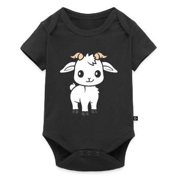 He-goat - Baby Premium short-sleeve bodysuit - black - Front