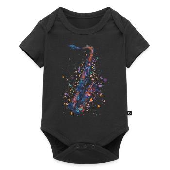 Saxophone - Body à manches courtes Premium Bébé - noir - Devant