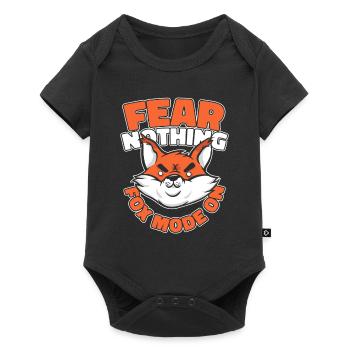Fear Nothing Fox Mode On Caninae Red Fox Canidae - Baby Premium short-sleeve bodysuit - black - Front