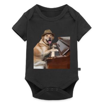 Labrador Retriever - Body à manches courtes Premium Bébé - noir - Devant