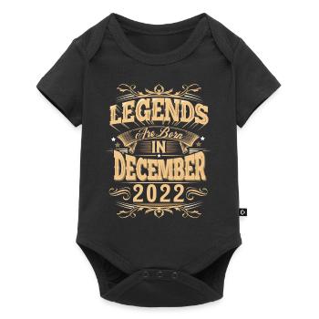 December 2022 Birthday Legend - Baby Premium short-sleeve bodysuit - black - Front