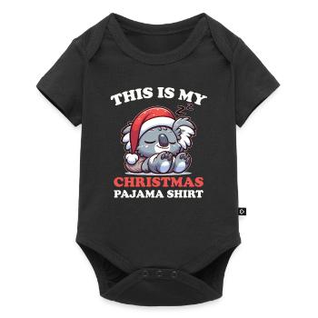 Pyjama de Noël Koala Koalas - Body à manches courtes Premium Bébé - noir - Devant
