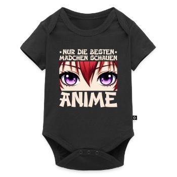 Anime Manga Otaku Japon Kawaii Waifu Anime Cosplay - Body à manches courtes Premium Bébé - noir - Devant