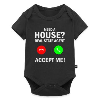 Realtor Real Estate Agent - Baby Premium short-sleeve bodysuit - black - Front