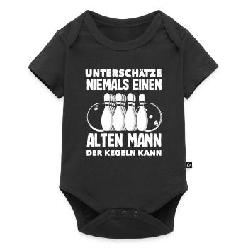 Never underestimate an old man of skittles - Baby Premium short-sleeve bodysuit - black - Front