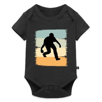Boule Boccia Boule player - Baby Premium short-sleeve bodysuit - black - Front