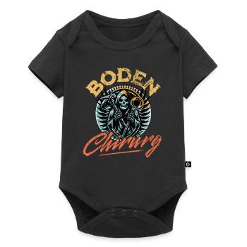 Sondeln Metalldetektor - Baby Premium Kurzarmbody - Schwarz - Vorne