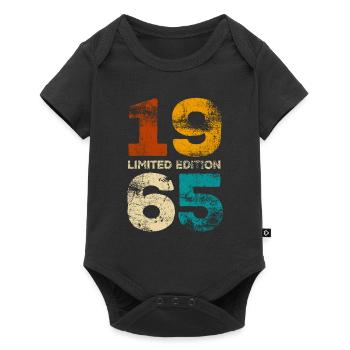 Vintage 1965 Edition Limitée - Cadeau d’anniversaire - Body à manches courtes Premium Bébé - noir - Devant
