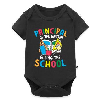 Principal of the Matter Ruling the School - Baby Premium Kurzarmbody - Schwarz - Vorne