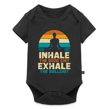 in the good, out the nonsense - Baby Premium short-sleeve bodysuit - black - Front