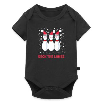Bowling Deck The Lanes - Baby Premium short-sleeve bodysuit - black - Front