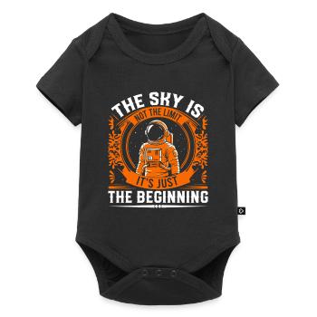 The sky is not the limit; it's just the beginning. - Baby Premium short-sleeve bodysuit - black - Front