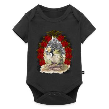 Frog Frogs Fairy Tale Fairy Tale Character Christmas - Baby Premium short-sleeve bodysuit - black - Front