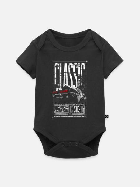 Nie jestem stary, jestem zabytkowym klasycznym samochodem urodzonym w 1966 roku - Premium kortærmet baby-body - sort