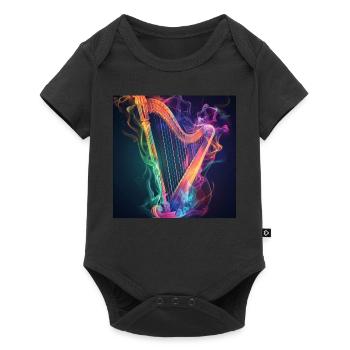 Harpe - Body à manches courtes Premium Bébé - noir - Devant