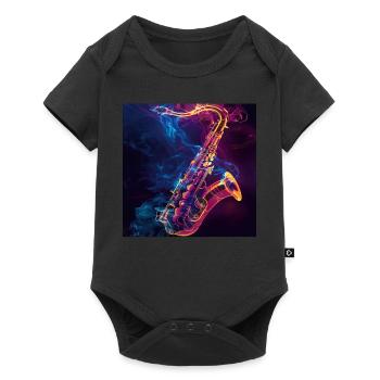 Saxophone - Body à manches courtes Premium Bébé - noir - Devant