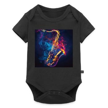 Saxophone - Body à manches courtes Premium Bébé - noir - Devant