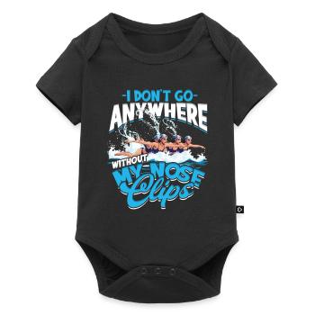 Synchronized Swimming Synchro Swimmers - Baby Premium short-sleeve bodysuit - black - Front