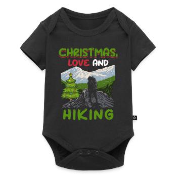 Joyeux Noël, Amour & Randonnée - Body à manches courtes Premium Bébé - noir - Devant