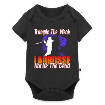 Trample The Weak Lacrosse Hurtle The Dead - Baby Premium short-sleeve bodysuit - black - Front