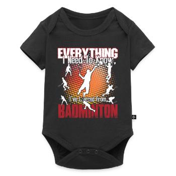 Badminton Is Everything - Baby Premium short-sleeve bodysuit - black - Front