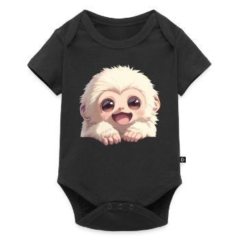 Gibbons Gibbon - Baby Premium short-sleeve bodysuit - black - Front