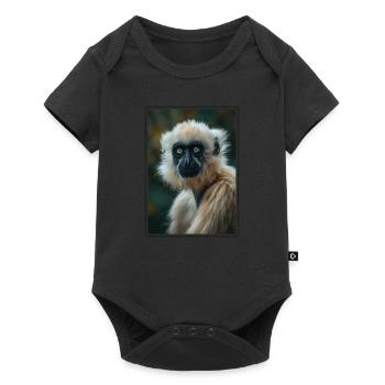 Gibbons Gibbon - Baby Premium short-sleeve bodysuit - black - Front