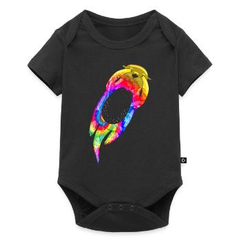 Otter Tie Dye - Baby Premium short-sleeve bodysuit - black - Front