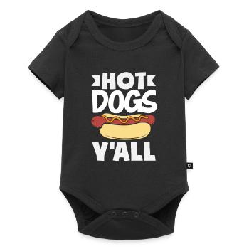 Hot Dogs Y'All Fun For You - Baby Premium short-sleeve bodysuit - black - Front