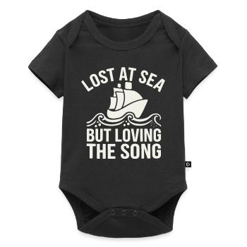 Sailors Sea Shanty Singing Ship Adventures - Baby Premium short-sleeve bodysuit - black - Front