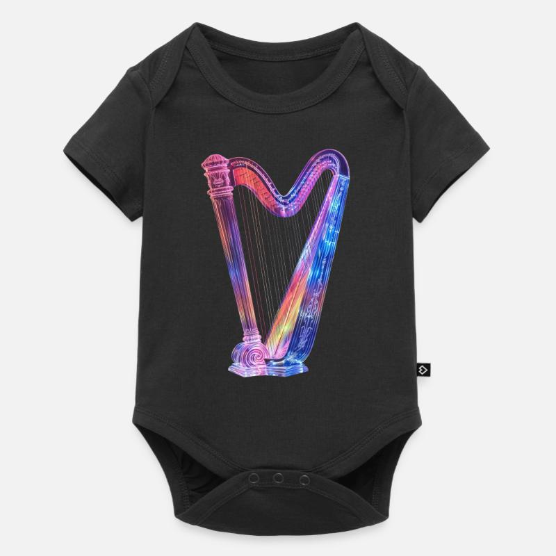 Harpe - Body à manches courtes Premium Bébé - noir