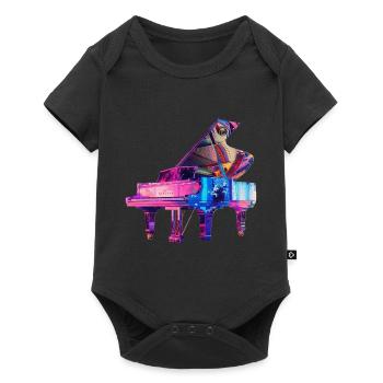 Piano - Body à manches courtes Premium Bébé - noir - Devant