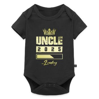 Uncle 2025 Loading - Baby Premium short-sleeve bodysuit - black - Front