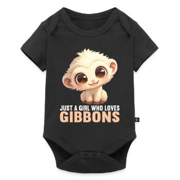 Gibbons Gibbon - Baby Premium short-sleeve bodysuit - black - Front