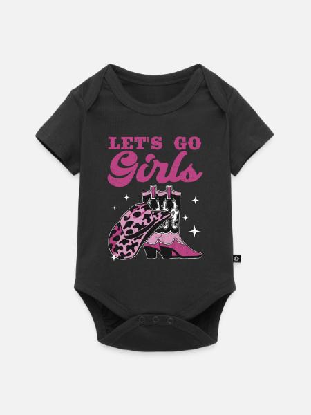 Junggesellin - Baby Premium Kurzarmbody - Schwarz