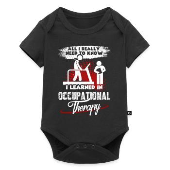I Learned In Occupational Therapy - Baby Premium short-sleeve bodysuit - black - Front