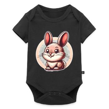 Rabbit Rabbit - Baby Premium short-sleeve bodysuit - black - Front