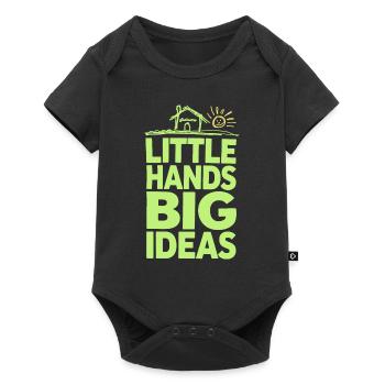 Bricolage avec des enfants, projets de bricolage et drôles - Body à manches courtes Premium Bébé - noir - Devant