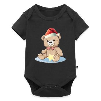 Teddy Bear, Teddy Bear, Stuffed Toy, Child, Kids - Baby Premium short-sleeve bodysuit - black - Front