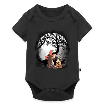 Cat Cats Mystical Wizard Halloween Kids - Baby Premium short-sleeve bodysuit - black - Front
