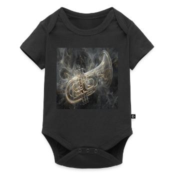 Tuba - Baby Premium Kurzarmbody - Schwarz - Vorne