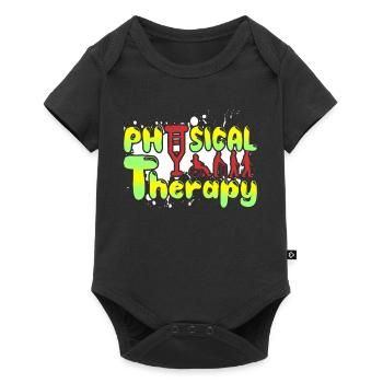 Physical Therapist Funny Physical Therapy - Baby Premium short-sleeve bodysuit - black - Front