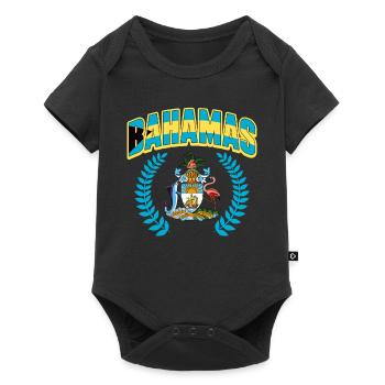 Bahamas Île des Caraïbes Cadeau d’été de l’Atlantique - Body à manches courtes Premium Bébé - noir - Devant