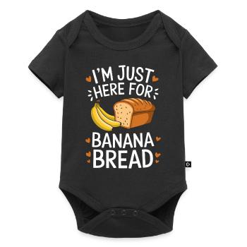 Banana Bread Saying Funny Banana Bread Gift - Baby Premium short-sleeve bodysuit - black - Front