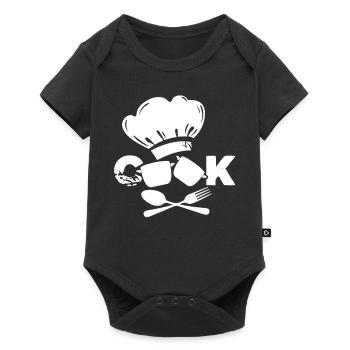 Chef I Love Cooking - Baby Premium short-sleeve bodysuit - black - Front