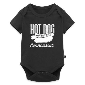 Hot Dog Connoisseur Gourmet Lover Style - Baby Premium short-sleeve bodysuit - black - Front