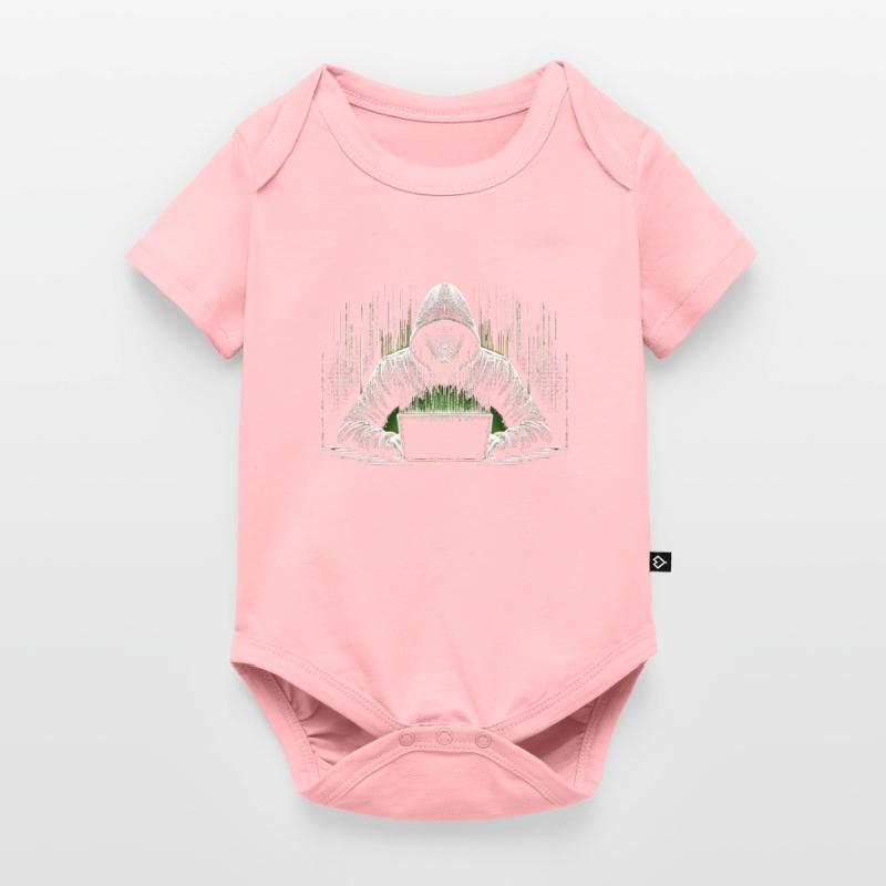 Hacker Programmer Programming Computer Science Baby Premium short-sleeve bodysuit